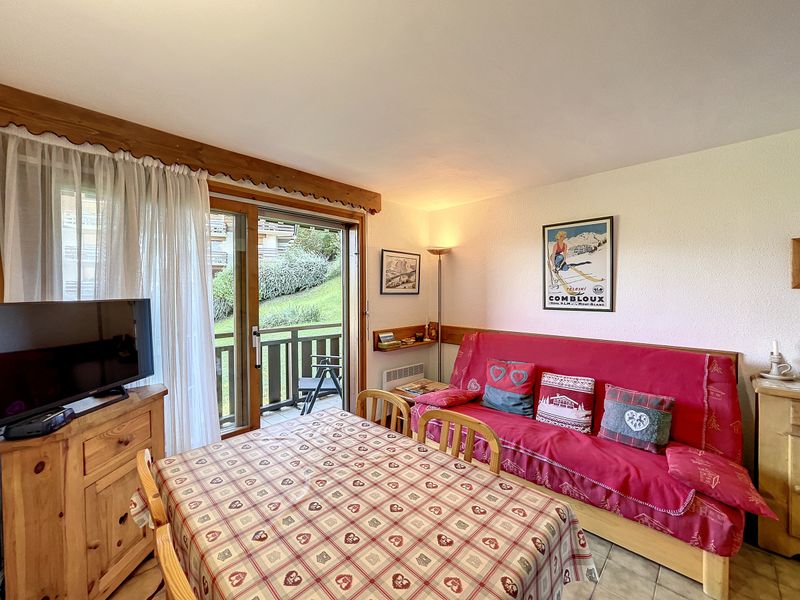 Studio cabine proche centre Combloux, 4 pers, balcon, parking FR-1-560-53 - Combloux