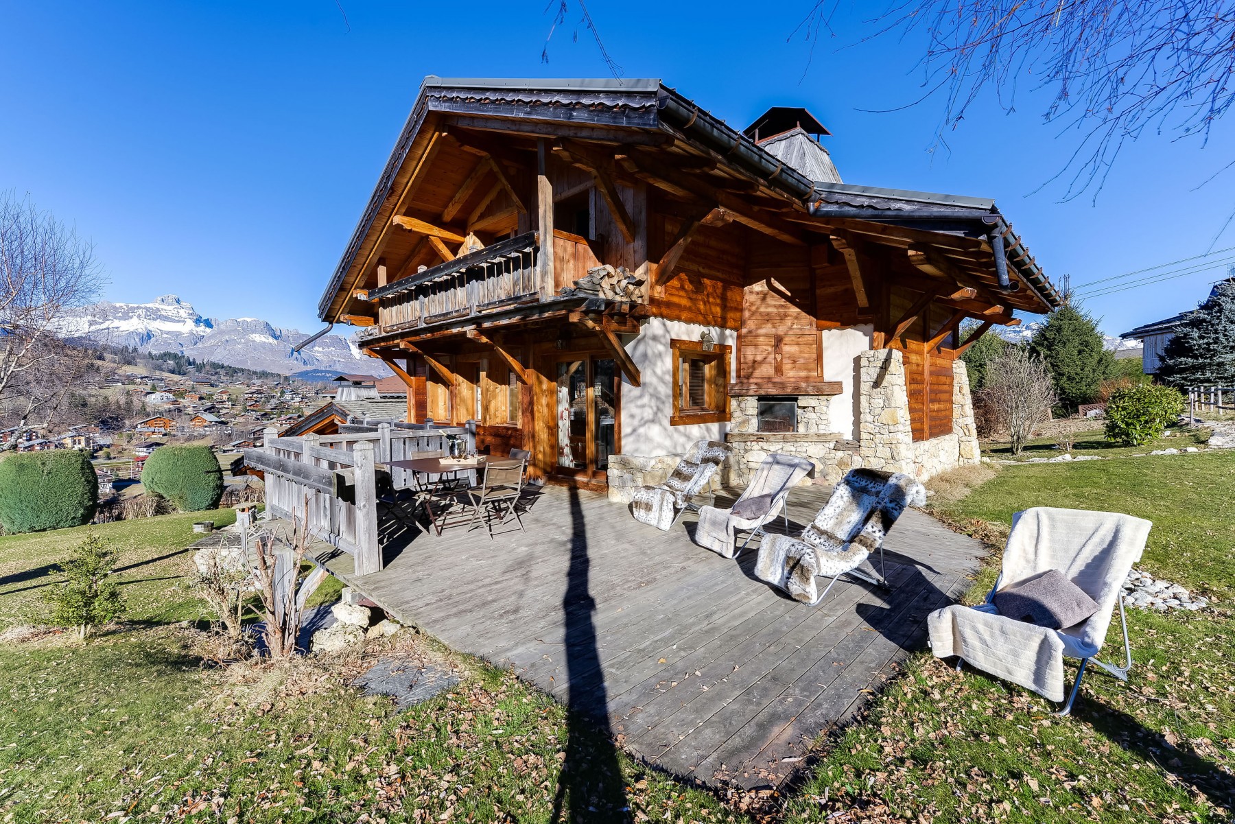 Chalet de charme Skis aux pieds à Megève - Megève