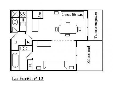 LA FORET/13 - Méribel Centre 1600