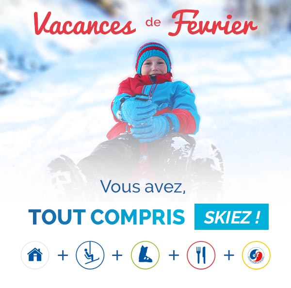 Vacances de Février, vous avez tout compris... Skiez !