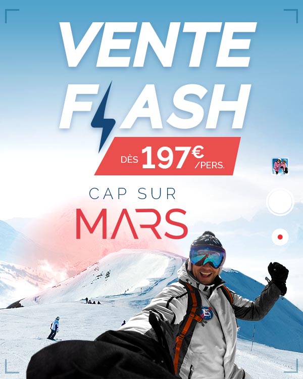 Cap sur Mars, jusqu'à 40% !