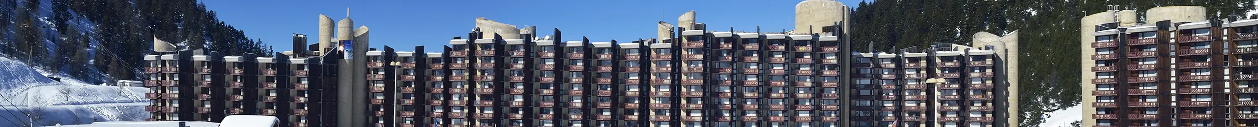 panorama de la station de la Plagne Bellecôte