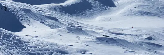 Une piste de ski