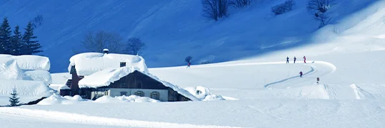 Chalet enneigé