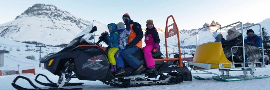 Traversée en motoneige