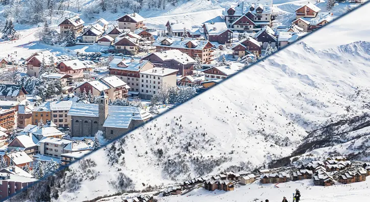 Versus entre les stations de Valmeinier et Valloire