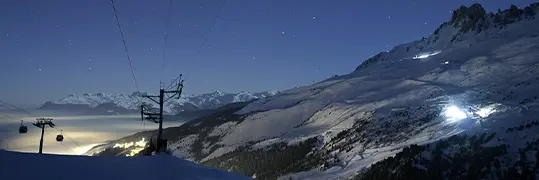 Remontées mécaniques de nuit