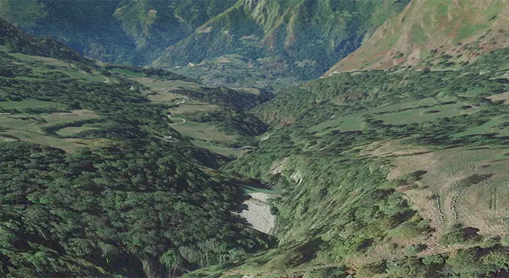 Canyon dans les Pyrénées