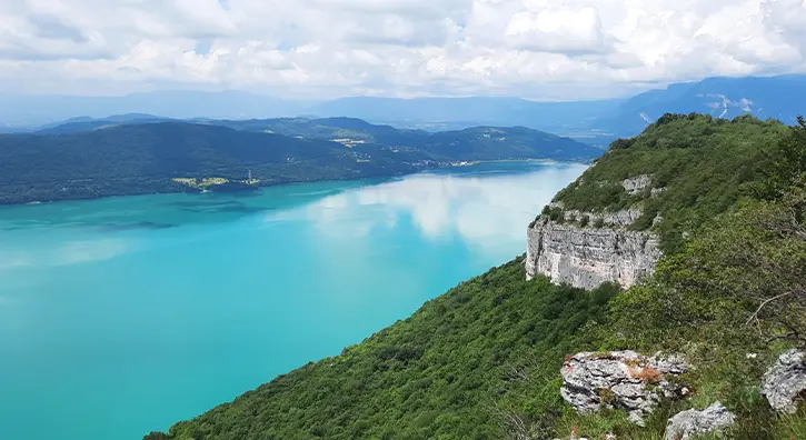 Vue sur le lac du Bourget