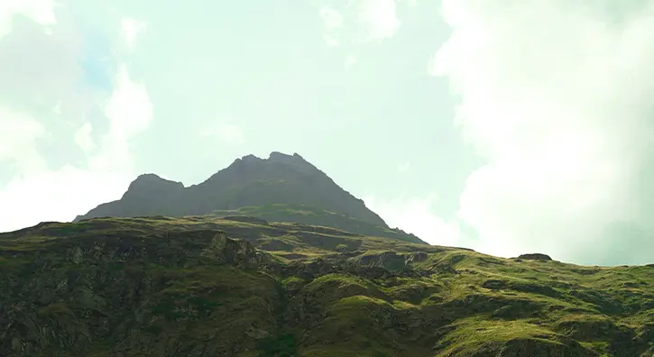 Vue sur le col de la Croix de Fer