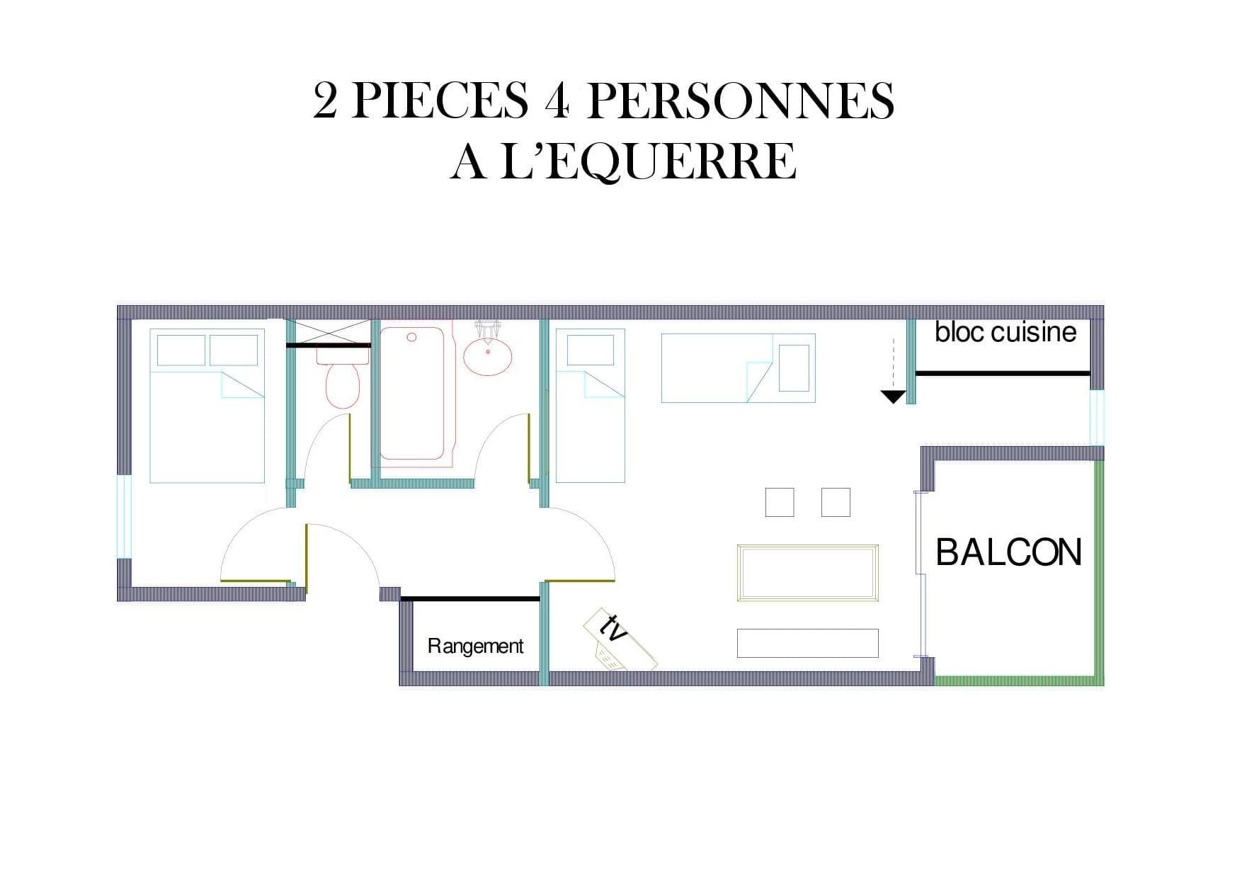 Appartement L'equerre - Plagne - Les Coches