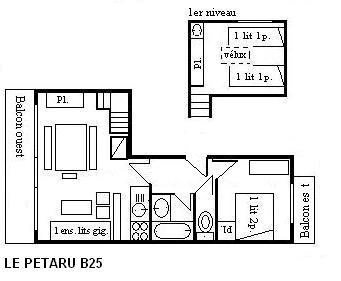 Appartement Petaru MRB540-B25 - Méribel Centre 1600 