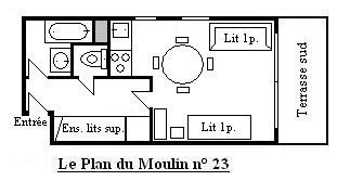 Appartement Plan Du Moulin MRB550-023 - Méribel Centre 1600 