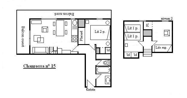 Appartement Chanrossa MRB110-015 - Méribel Centre 1600 