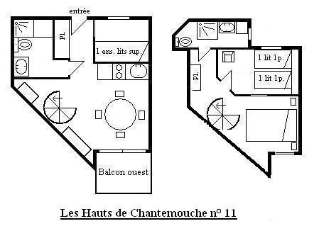 Appartement Hauts De Chantemouche MRB390-011 - Méribel Centre 1600 