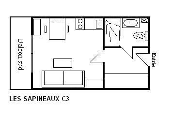 Appartement Sapineaux MRB600-0C3 - Méribel Centre 1600 