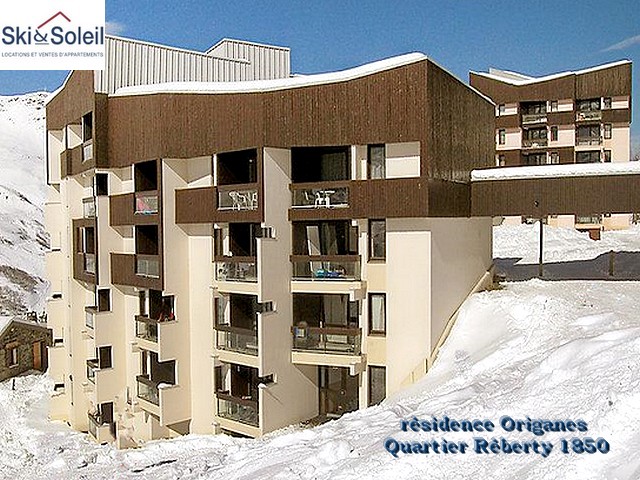 Studio 2 personnes 335 - Ski & Soleil - Appartements Les Origanes - Les Menuires Reberty 1850