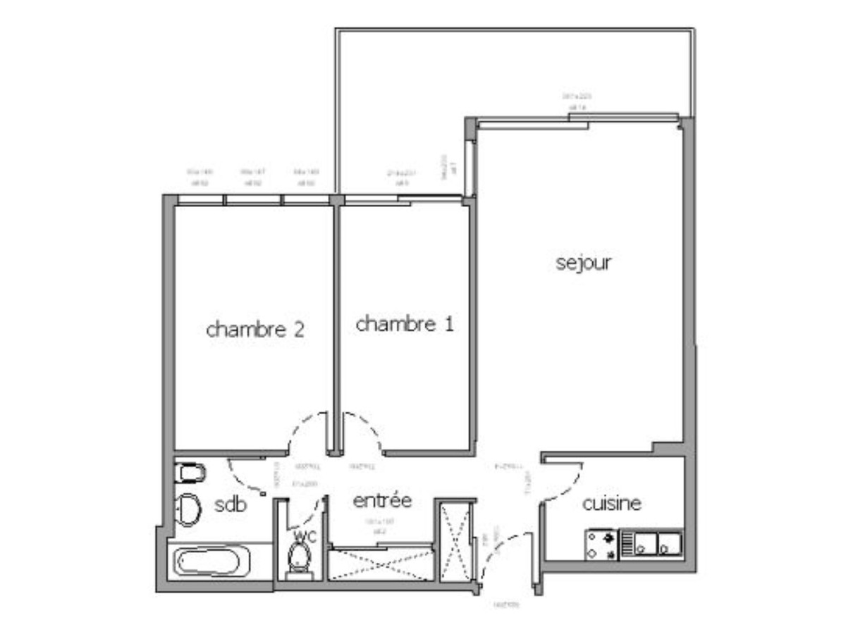 Appartement Chamrousse, 3 pièces, 8 personnes - Chamrousse