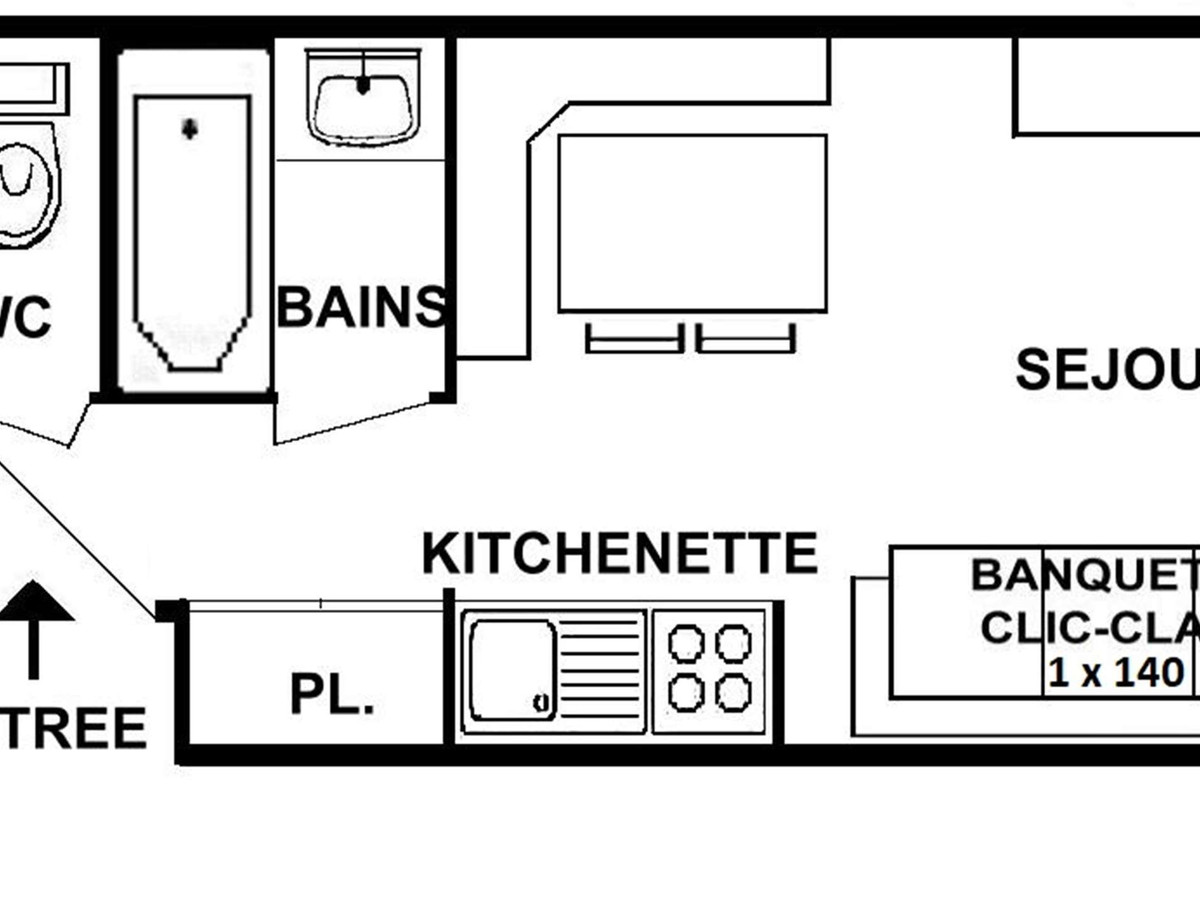 Appartement Les Saisies, 2 pièces, 4 personnes - Les Saisies