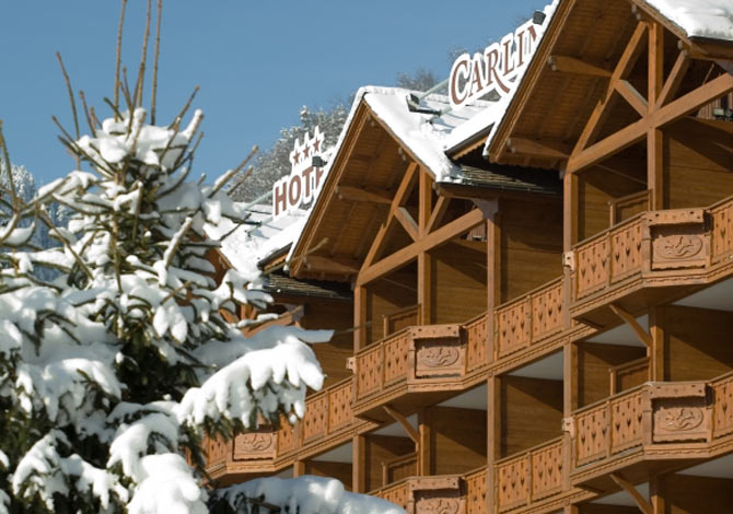 Chambre 2 personnes Sud - Hôtel Carlina *** - La Clusaz