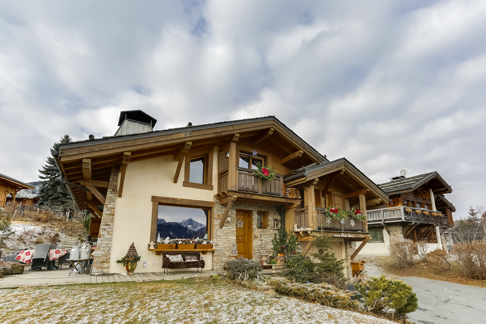 Chalet 4 Pièces 6 personnes - Chalet familial bien ensoleillé face au Mont-Blanc - Megève