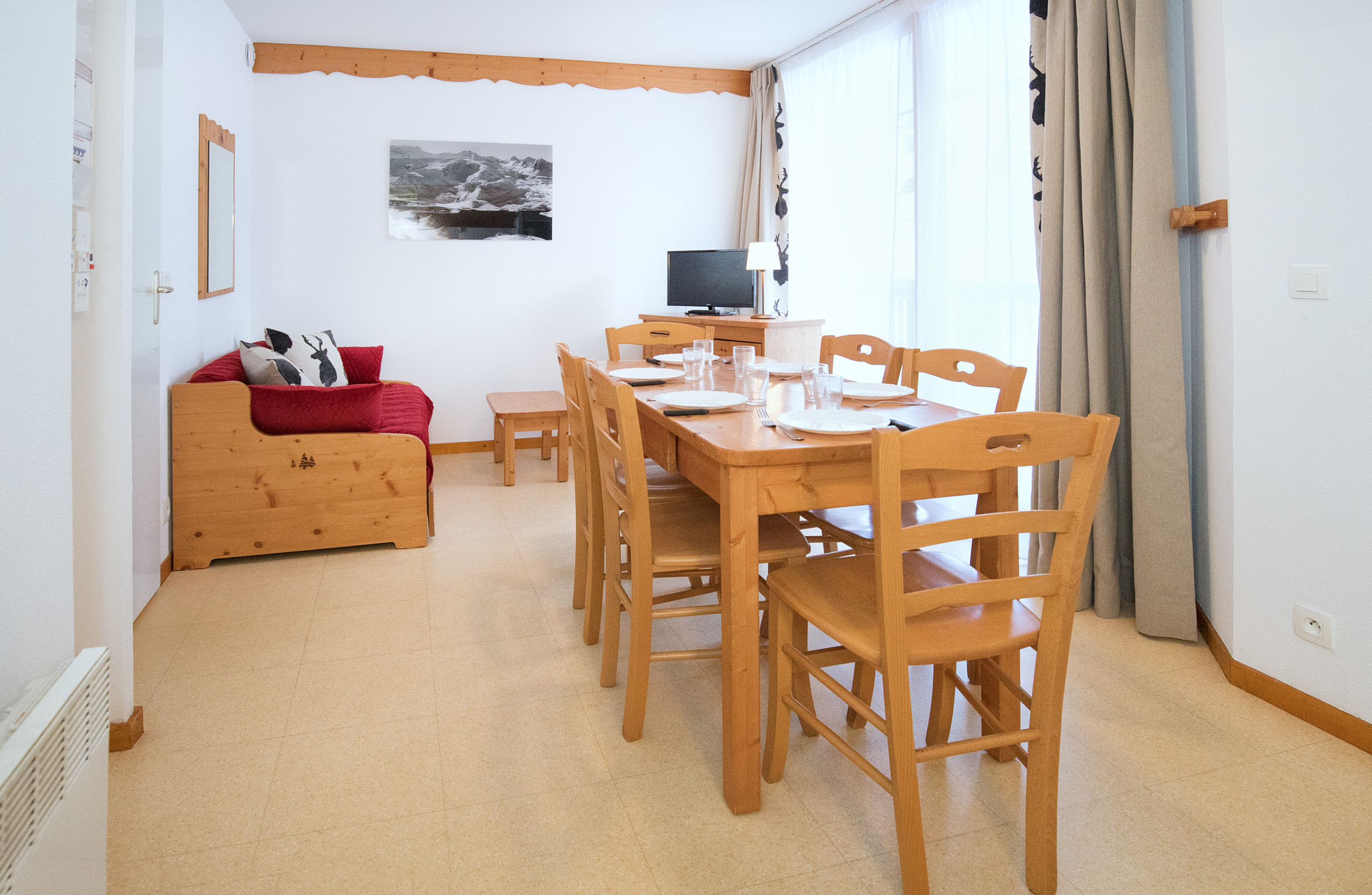 Appartement Balcons C 021 - PARC NAT. VANOISE appart. 6 pers. - Val Cenis Termignon