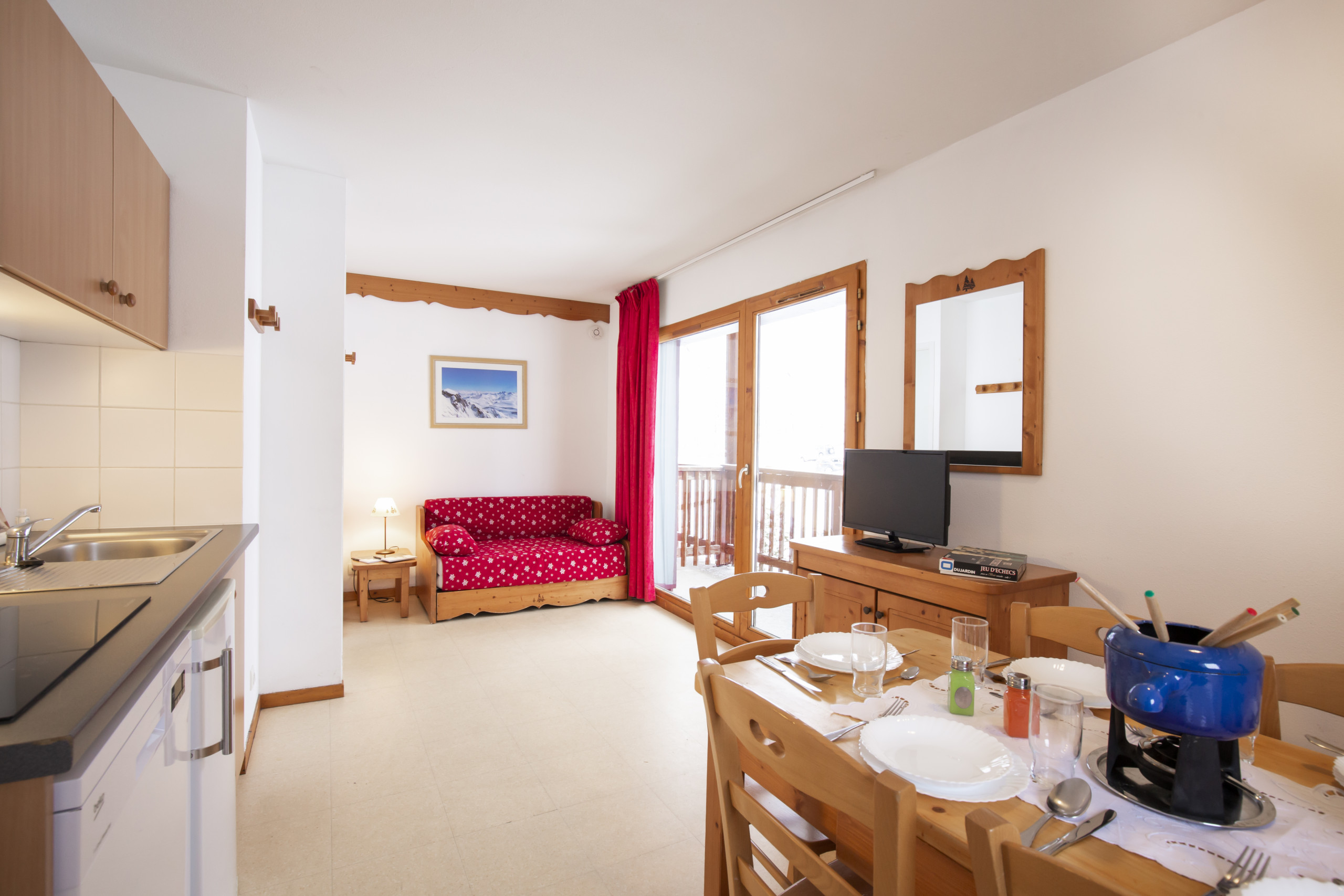 Appartement Balcons C 023 - PARC NAT. VANOISE appart. 6 pers. - Val Cenis Termignon