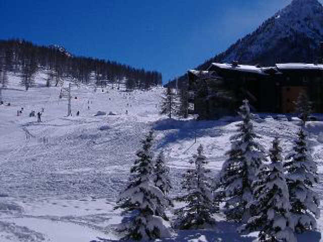 Studio 4 personnes Vue Pistes VECD16 - Ferme d'Augustin 35437 - Montgenèvre