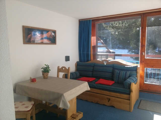 Studio 4 personnes Vue Station BC218 - Belles Challes 49325 - Les Arcs 1800