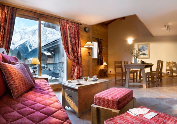 3 Pièces 6 personnes Or - Résidence CGH & SPA Le Hameau de Pierre Blanche 4* - Les Houches