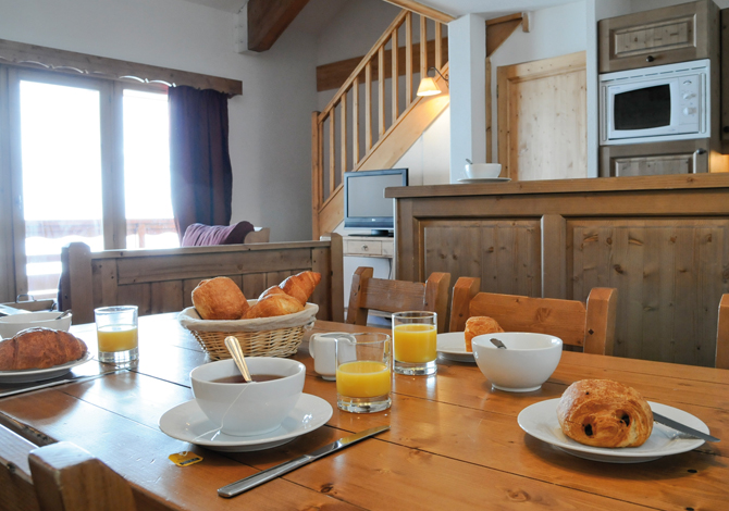 3 Pièces Duplex 8 Personnes avec cabine - Résidence Lagrange Vacances Les Hauts de Comborcière 4* - La Toussuire