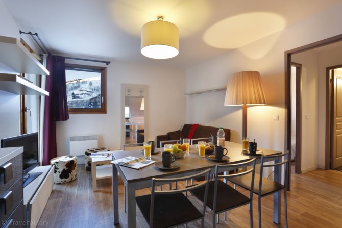4 Pièces 6/8 personnes - Résidence Vacanceole Au Cœur des Ours 3* - Les Deux Alpes Centre