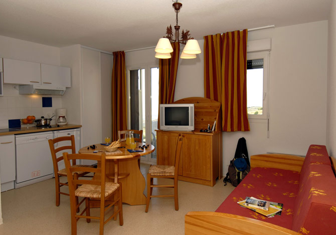 Studio 2 personnes - Résidence Odalys Mille Soleils 3* - Font Romeu - Pyrénées 2000