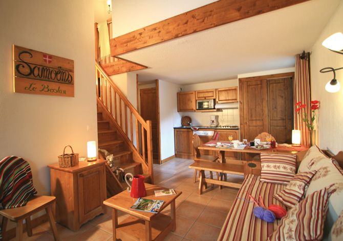 3 Pièces ou 3 Pièces duplex 6 personnes - Résidence Lagrange Vacances Les Fermes de Samoëns 3* - Samoëns