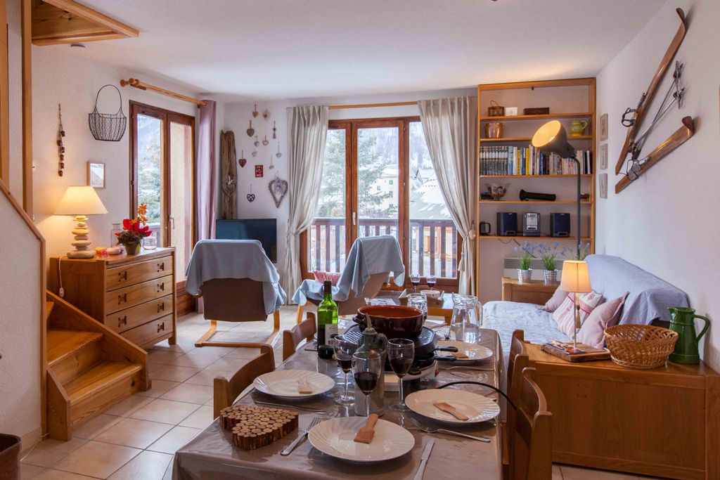 5 pièces 8 personnes ROC015P9 - Appartements Le Rocher - Serre Chevalier 1500 - Monêtier Les Bains