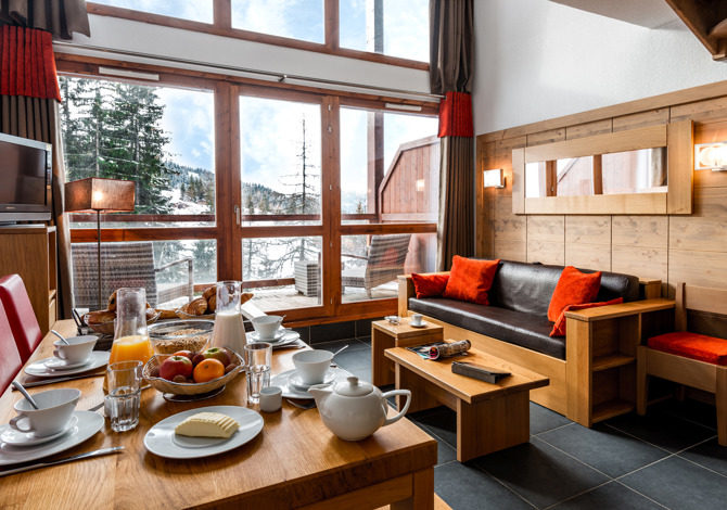 4 Pièces 10 personnes en duplex avec alcôve - Résidence Lagrange Vacances Le Roc Belle Face 4* - Les Arcs 1600