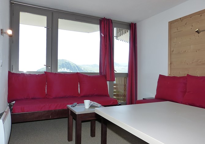 Studio cabine 3/4 personnes Zodiac K143 - travelski home select - Vue Mont Blanc - Plagne - Aime 2000