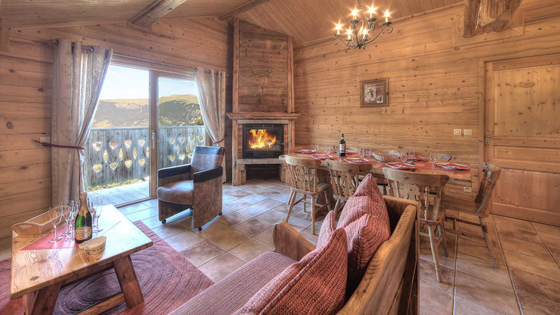 4 pièces 8 personnes 3 Flocons ANTARES - Appartements Antares - Courchevel 1650