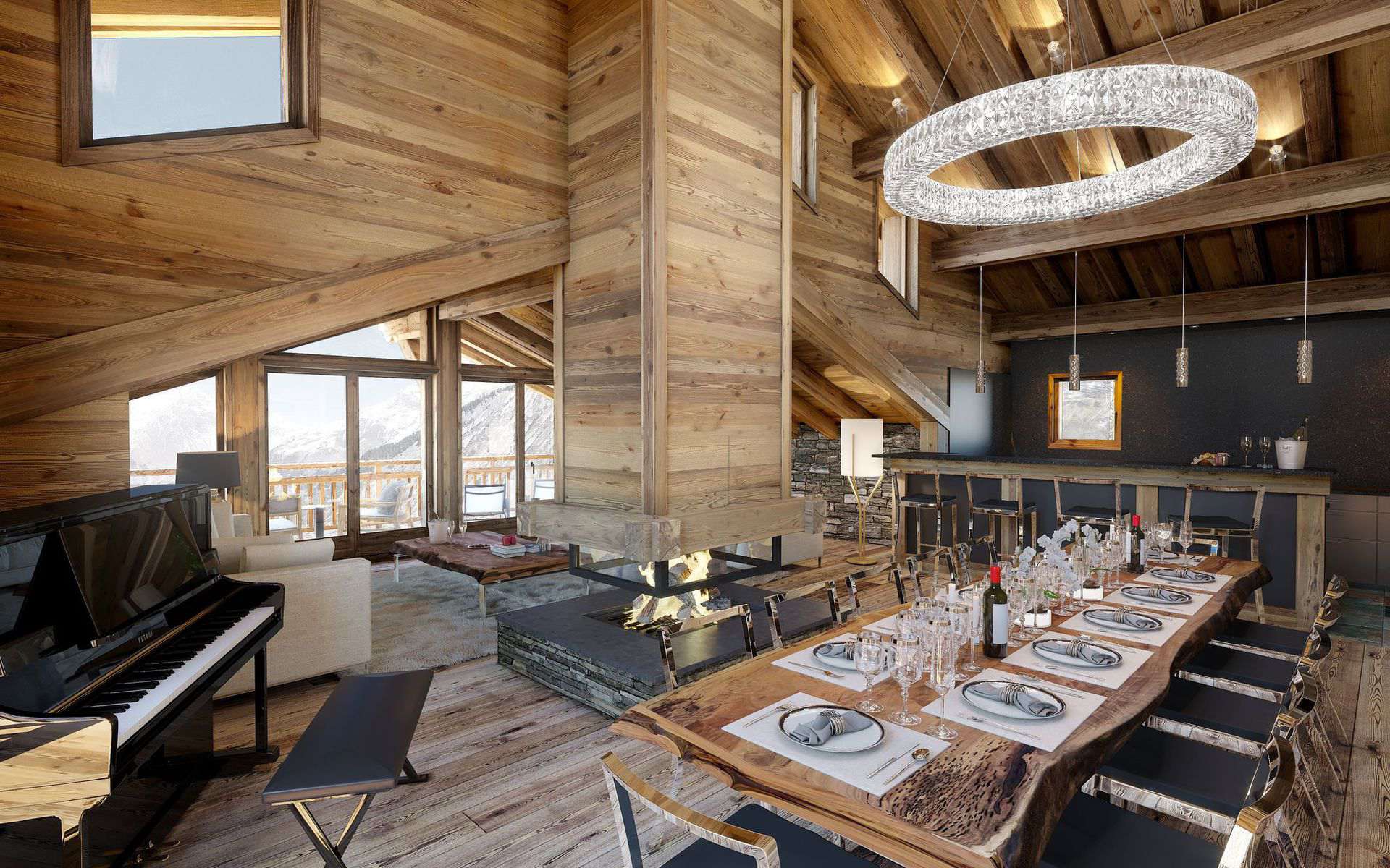 chalet 7 pièces 12 personnes - Chalet BLACK CRYSTAL - Saint Martin de Belleville