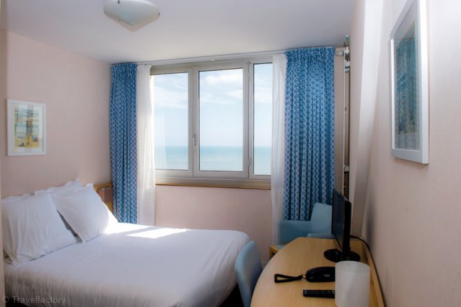 Chambre 2 personnes Côté mer - Hôtel Villa Caroline 3* - La Baule