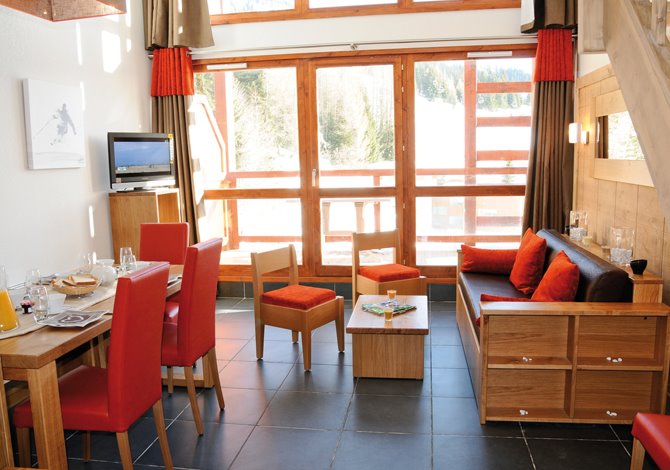 3 Pièces alcôve et/ou duplex 8 personnes - travelski home premium - Résidence Le Roc Belle Face 4* - Les Arcs 1600