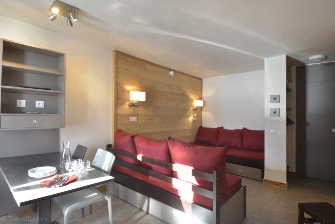 2 pièces 4 personnes sud vue pistes n°833 - travelski home select - Résidence Les Glaciers - Plagne Bellecôte