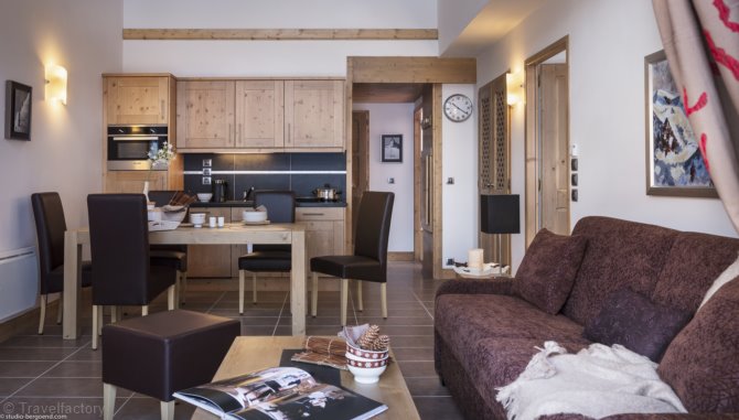 2 Pièces 2/4 personnes - Résidence CGH & SPA Les Chalets de Leana 4* - Les Carroz d'Araches