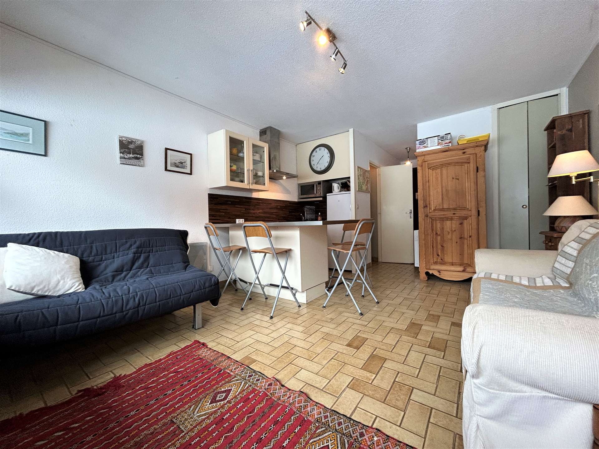 Studio cabine 4 personnes - Appartement Clos De L'etoile LMO240-0007 - Serre Chevalier 1500 - Monêtier Les Bains