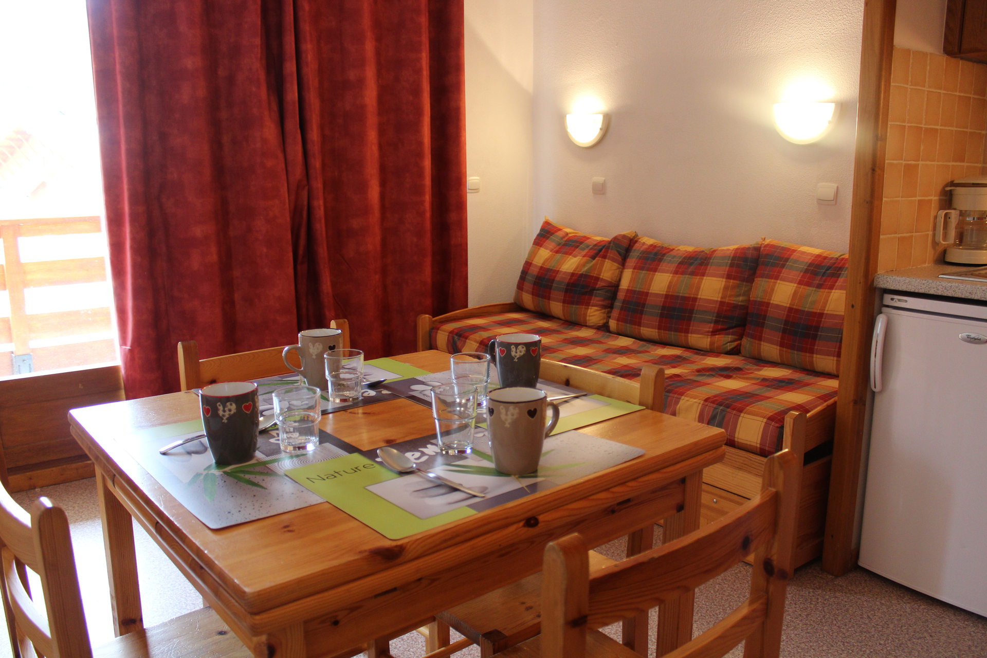 2 pièces 6 personnes Standard HB206 - Appartements L'horizon BLANC - La Joue du Loup