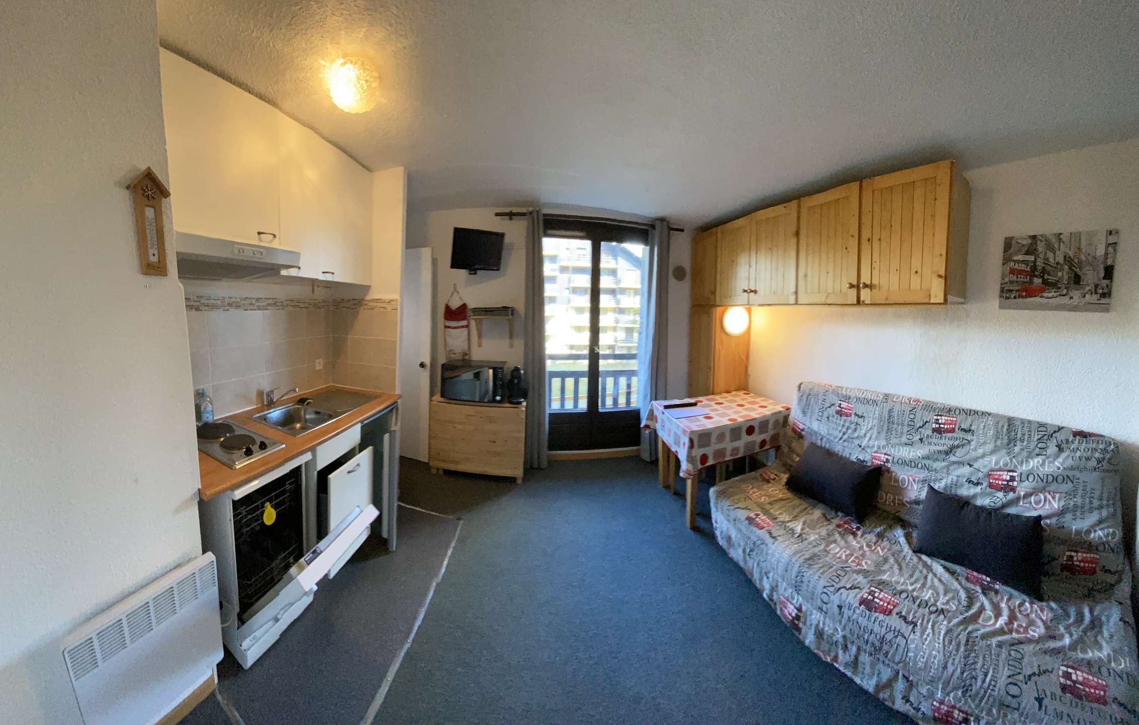 2 pièces cabine 4 personnes - Appartement Christiana 412 - Risoul 