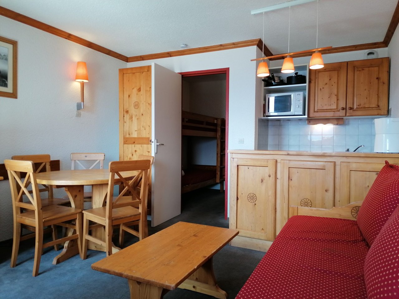 Studio cabine 4 personnes - Appartement Horizons D'huez ADH206-223 - Alpe d'Huez