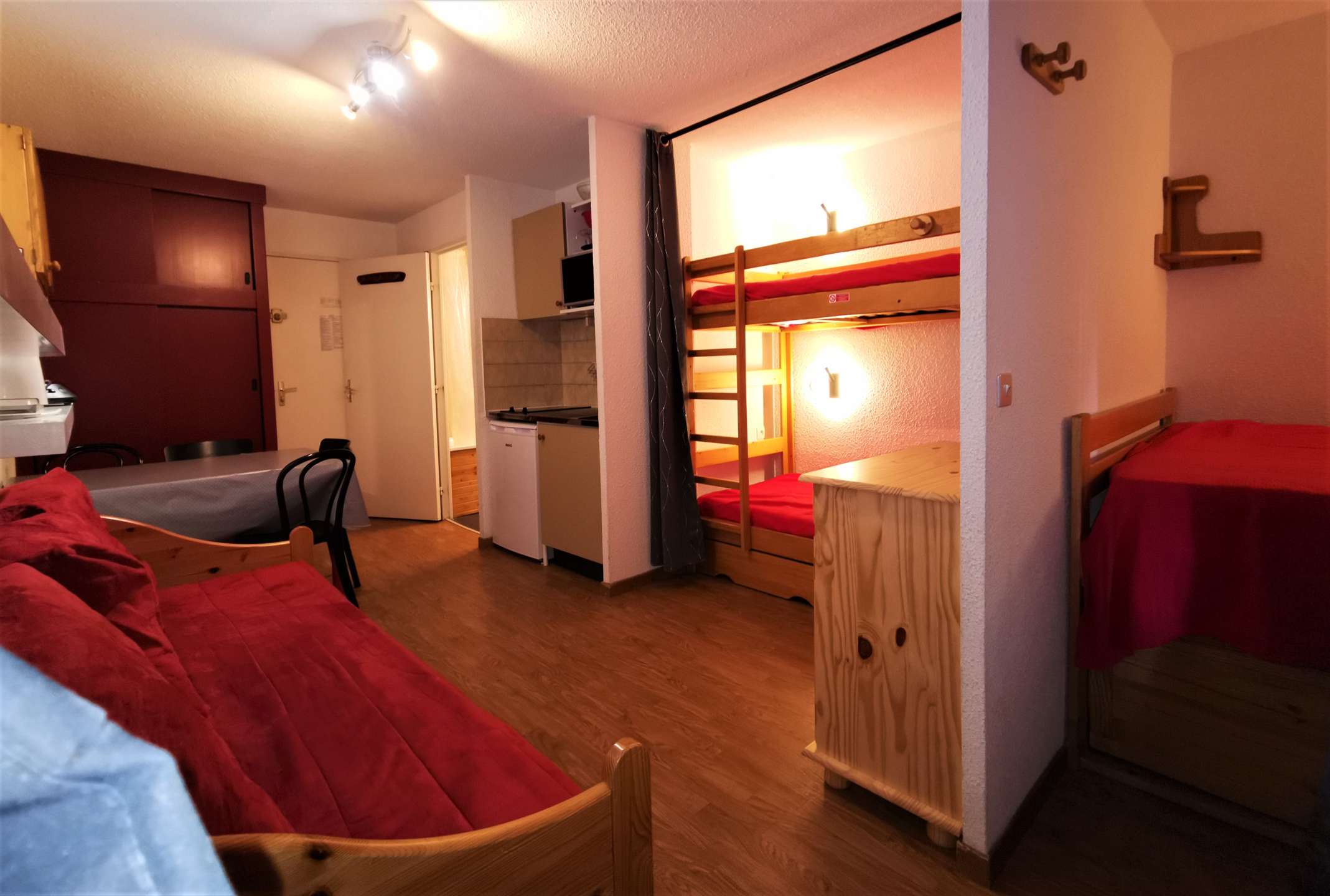Studio cabine 4 personnes - Appartement Cimes De Caron CC 1401 - Val Thorens