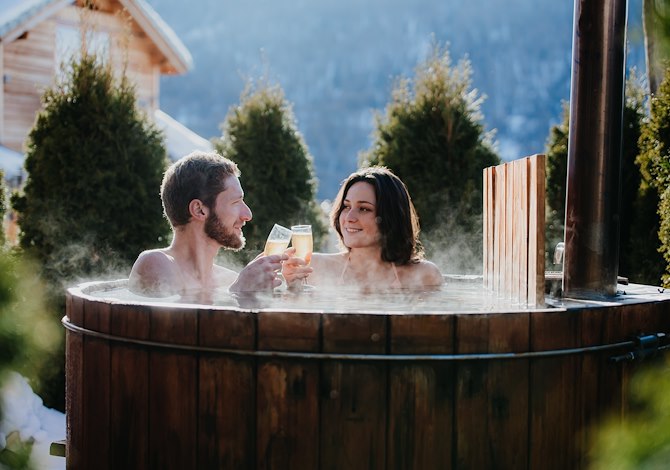 Chalet 3 Pièces 4 Personnes avec bain nordique - Résidence Sunêlia Les Logis d'Orres 3* - Les Orres