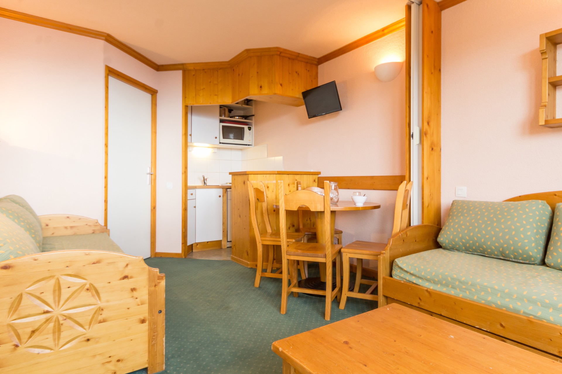 Studio 4 personnes Classique PAIM-A2L131 - Appartements Chamois - Plagne - Aime 2000